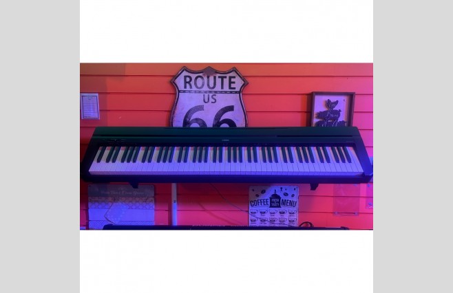 Used Yamaha P-45 Black Portable Digital Piano Complete Package (SN:BBBZ01064) - Image 1